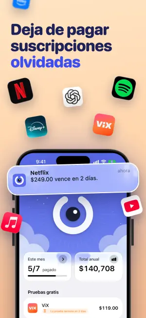 Deja de pagar suscripciones olvidadas