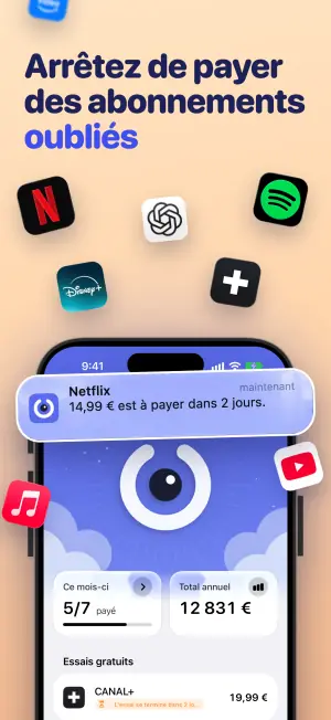 Arrêtez de payer des abonnements oubliés